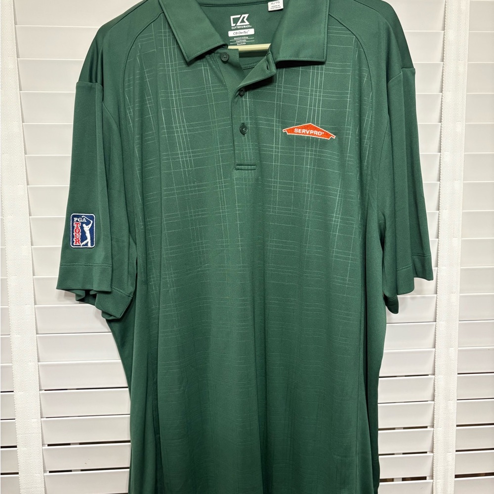 Cutter & Buck Green Polo Shirt